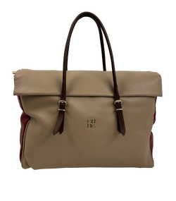 Adagio Bolso, Piel, Beige/Rojo,4